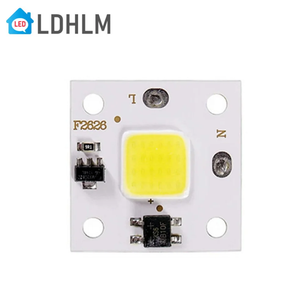 

LED COB lamp Bead 10W AC 220V 240V Smart IC No Need Driver DIY Flood light Led Bulb Spotlight Outdoor Chip Lamp light source