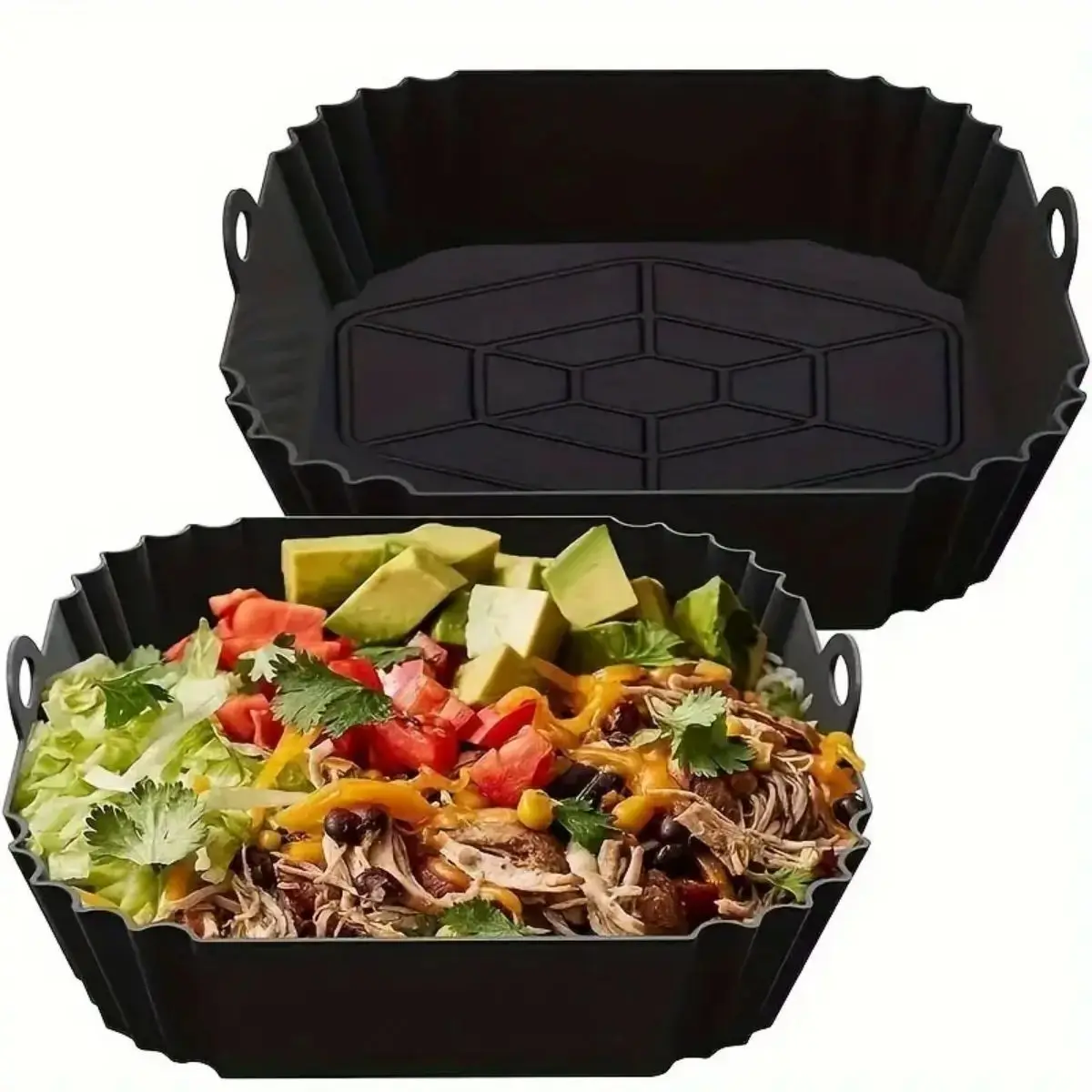 Reusable Silicone Air Fryer Liner 2