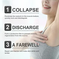 3pcs Snow Bleach Cream Private Parts Face and Body Fast Bleaching Underarm Strong Brighten Cream for Intimate Area 2