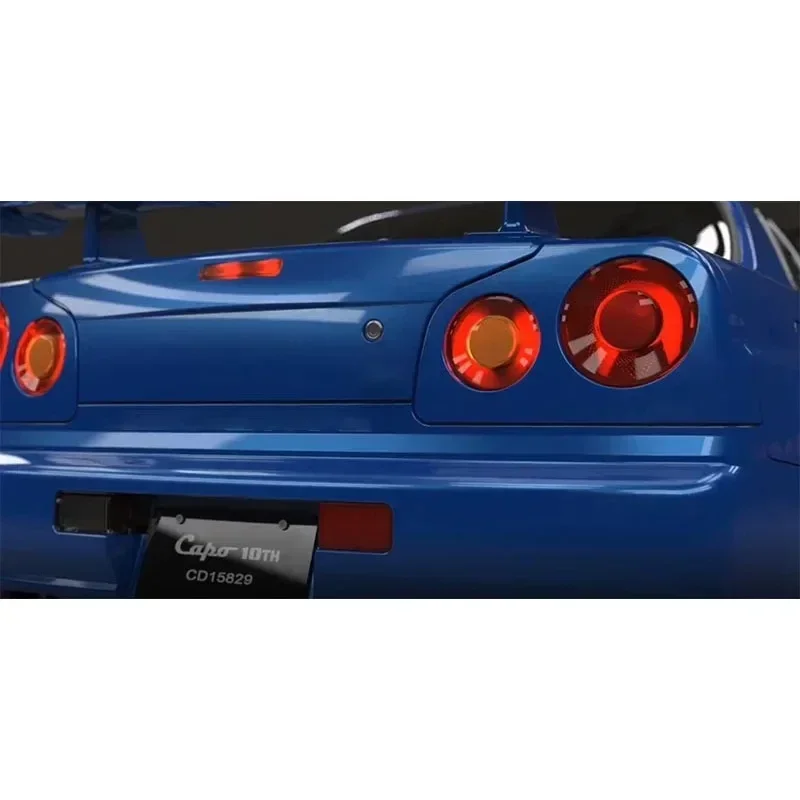 Capo R34 GTR KIT 1/8 Simulation RC Electric Remote Control Model on-Road  Car Drift Racing Adults Children's Toys 4