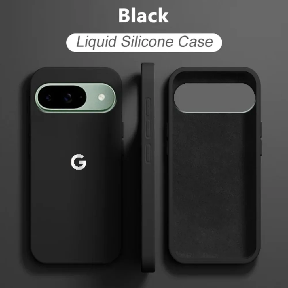 Luxury Premium Original Liquid Silicone Shockproof Slim Phone Case Cover