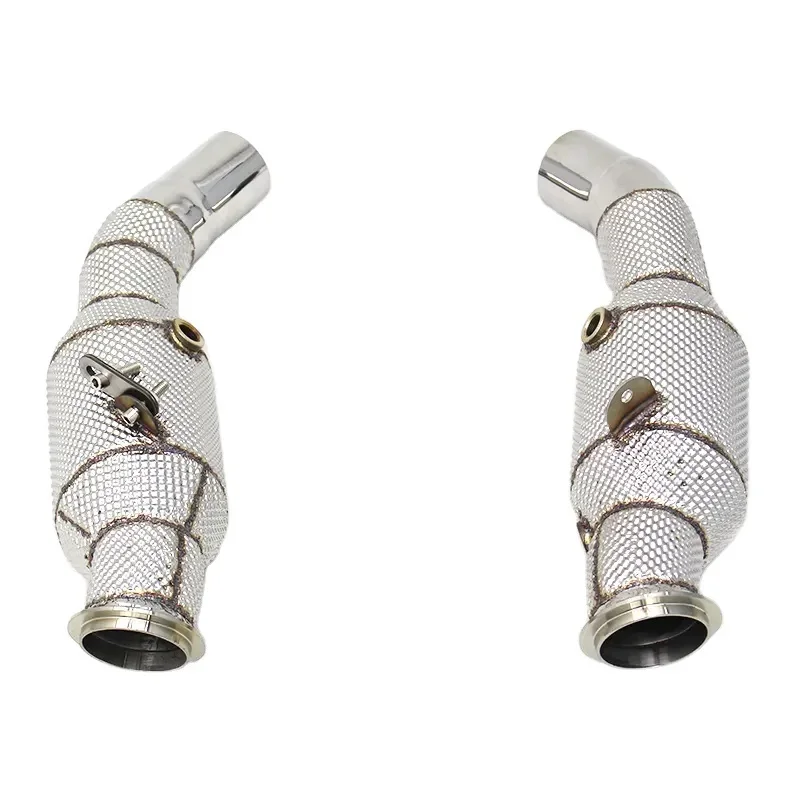 

Section High flow Pipes Exhaust Pipes branch downpipe Exhaust Pipe with For ALFA ROMEO Giulia Quadrifoglio