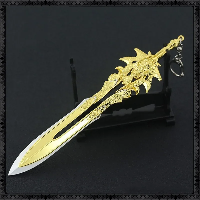 God of War Weapon Blade of Olympus Blades Chaos Zeus Kratos Game Keychain Katana Sword Real Collection Desktop Display Toy