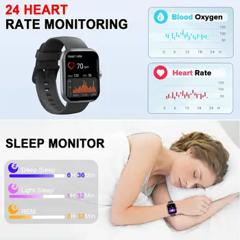 Smart Watch(Answer/Make Calls), 1.96 3