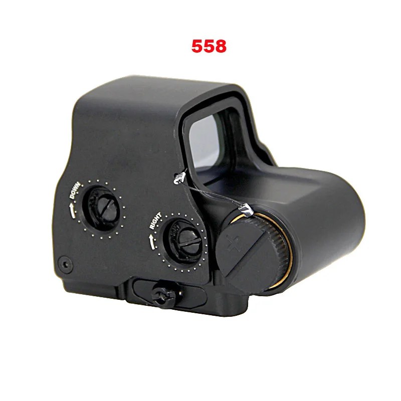 Tactical 558 556 Holographic Scope Red and Green Hunting Rifle Reflex Sight with Integrated 5/8\