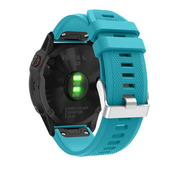 Versatile 22mm Silicone Quick Release Smart Watchband Bracelet