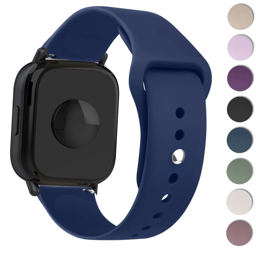 Silicone Sports Watch Strap Bracelet - Universal Fit for Popular Smartwatches (20mm/22mm)