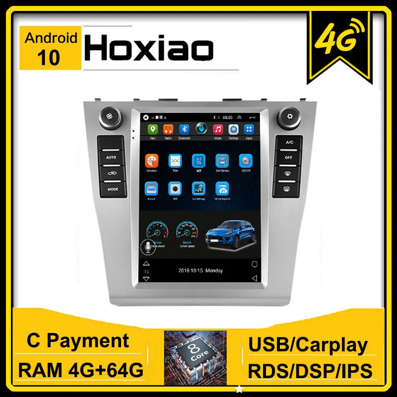 Автомагнитола 2DIN на Android для Toyota Camry 6 XV 40 50 2006 2007 2008 2011 2012 мультимедийный плеер в