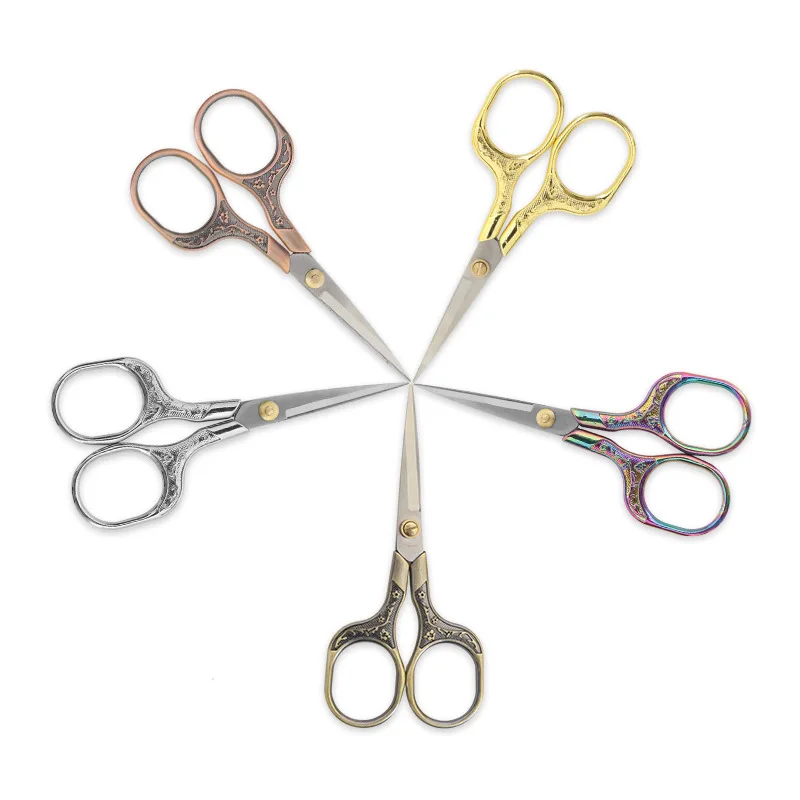 Vintage Stainless Steel Sewing Tailor Scissors for Fabric Embroidery Thread Sewing Supplies