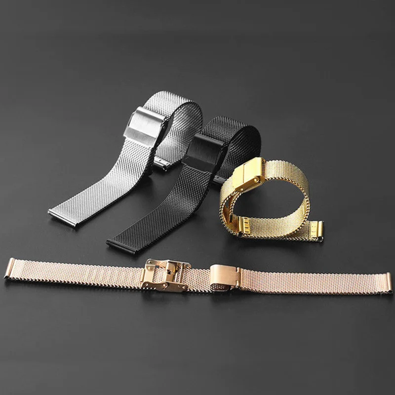 20mm Milanese Watch Strap For DIZO Watch 2 Realme TechLife Smart Watch Business Replacement Watchband For Realme Watch Bracelet