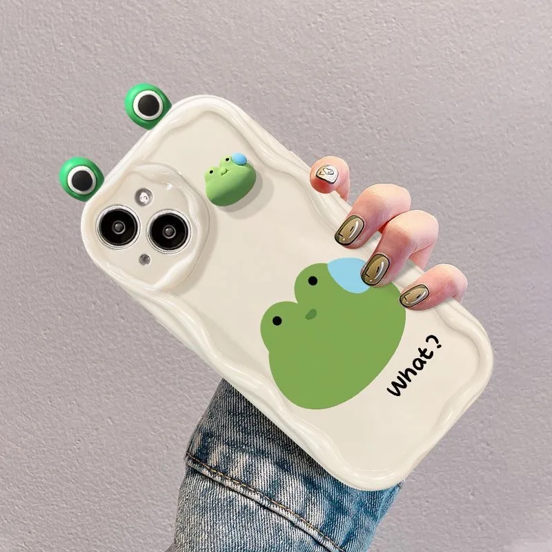 Cute Cartoon Ear Wave Soft Phone Case - What Sweat Bear Design