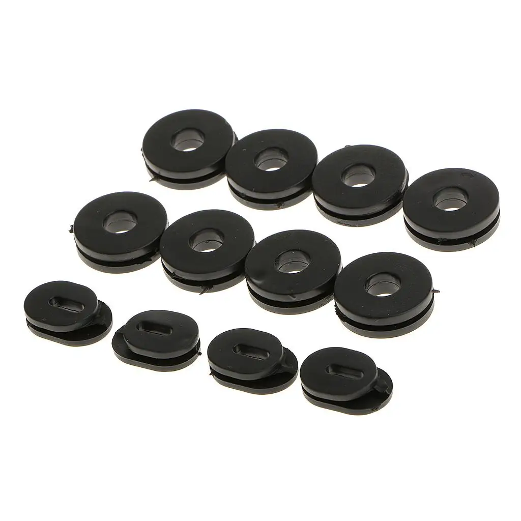 

12 Pk Motorcycle Rubber Grommet Mount Set Side Cover for Yamaha