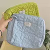 Soft Flower Pattern Cosmetic Bag Portable Makeup Packaging Display Storage Organizer Large Capacity Female Travel Wash Pouch 6