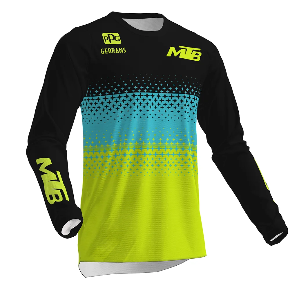 Men's Long Sleeve Motocross Cycling Jerseys Downhill Mountain Bike MTB Shirts Offroad DH Bicycle Bike Jeresys Clothing