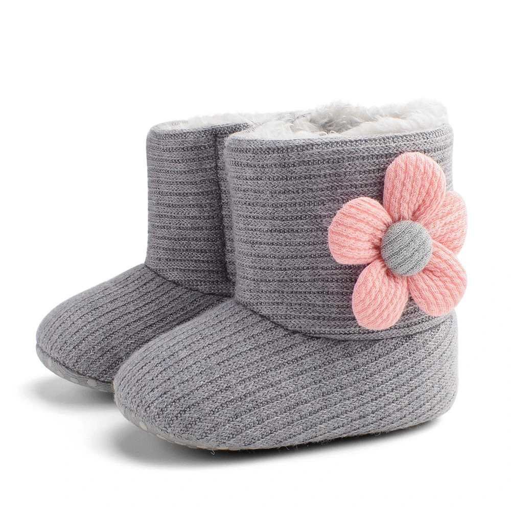 Baby Winter Warm Boot Kleinkind Infant Weiche Socke Booties Schuhe FT 