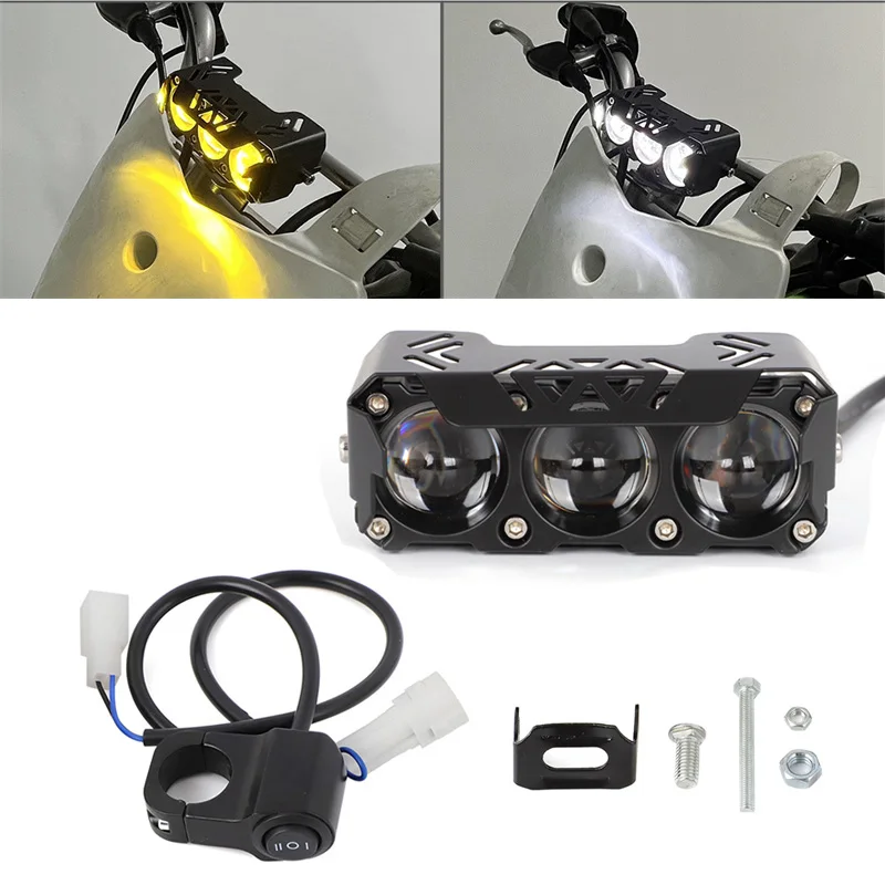 Dual Color LED Headlight Light Bar Switch Kit For Surron L1E