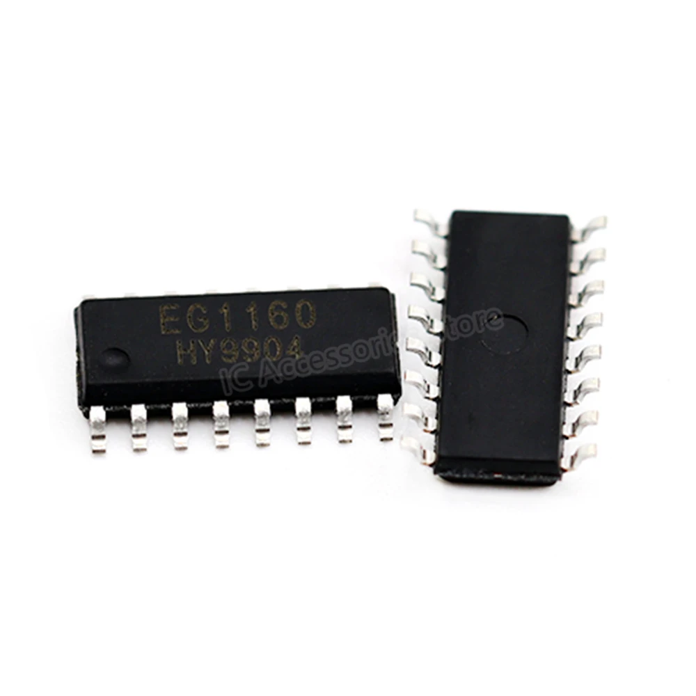 

10 шт. EG1160 SOP16 600 В, Выдерживаемое напряжение, ток + 2 А/-а, высокое напряжение и высокий ток, полумостовой драйвер чипа, оригинал