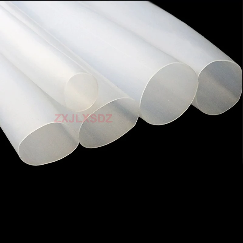 1 meter Inner diameter 85-100mm wall thickness 0.8-1.5mm silicone rubber pipe water tube high temperature resistant hose id 15 20 25 30 mm thickening fire proof tube silicone fiberglass cable sleeve high temperature oil resistant insulated pipe