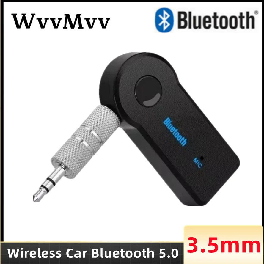 Wireless Bluetooth 5.0 Receiver Adapter 3.5mm Jack For Car Music Audio Aux A2dp Headphone Reciever Handsfree