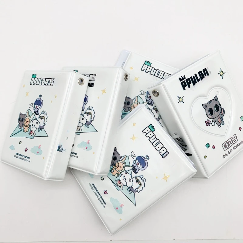 Kpop Korean Popular Idol Boy Group Storage Card Books YEONJUN BEOMGYU Creative Cartoon Album Peripheral Fan Collection Gifts