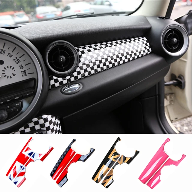 2pcs Car Dashboard Instrument Trim Panel Cover Sticker Interior Decoration  For Mini Cooper S One R55 R56 R57 R58 Accessories - AliExpress