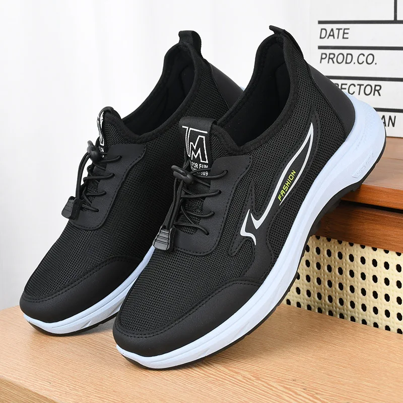 Men's 2024 Spring New Soft Sole Comfortable Walking Shoes Fashion Versatile Men's Casual Shoes