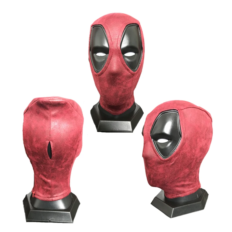 Movie Deadpool Cosplay Mask Eva Leather Headgear  Deadpool Cosplay Helmet Party Costume Adult Halloween