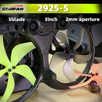 2 Paia di Eliche Gemfan Qianfeng 2925, Elica a 5 Pale da 3 Pollici, per Drone DJI AVATA, Aeromodelli FPV