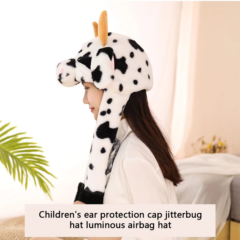 Girl Hat Animal Ear Women Cap Moving Headgear Comfortable Headwear Toy