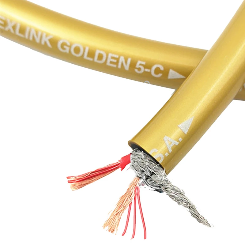 CardasGOLDEN5CAudioCablePureCopperSilverPlatedShieldRCA