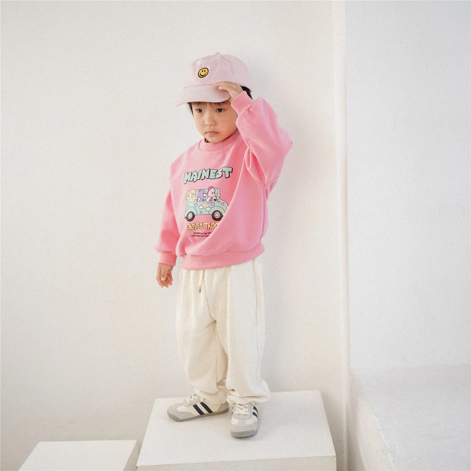 Baby Long Sleeve Casual Sweatshirt Boys Girls Cute Cartoon Print Sweatshirt Children Pullover Loose Infant Tops Girl Sweatshirt Kids Sweatshirt