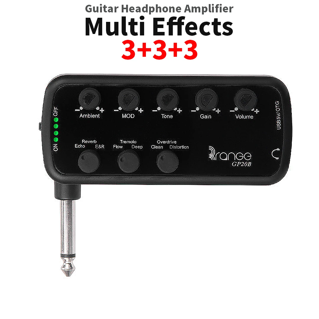 Electric Guitar Pedals Headphone Amp Mini Multi-Effects Effector Delay Reverb Overdrive Bass Amplifier Distortion Pedalboard electric guitar pedal guitar headphone amplifier
