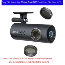CPL Filter Circular Polarizing Filter Lens Cover For 70mai 1s/m300 Car DVR  Camera,For 70mai 1s/m300 Dash Cam CPL filter 1pcs