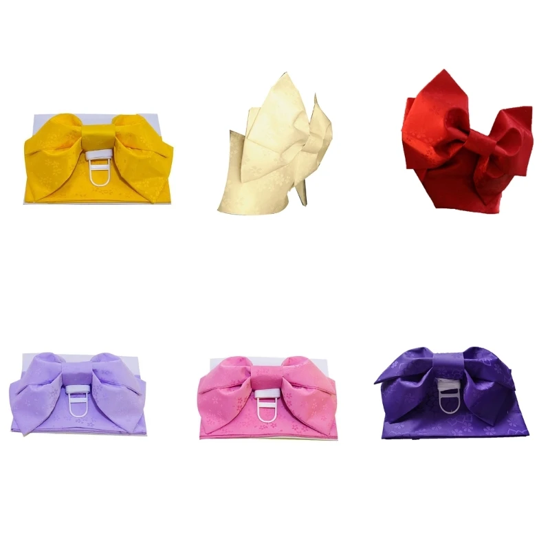 

Wide Waist Rope Bowknot Corset Women Elastic Belt with Adjustable Insert Buckle