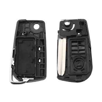 Chiave telecomando per Toyota TOY43 5 Chiave telecomando per Toyota TOY43 - KEYYOU sostituzione pieghevole Flip Remote Key Shell Case Fob 2 pulsante per lama Toyota TOY43
