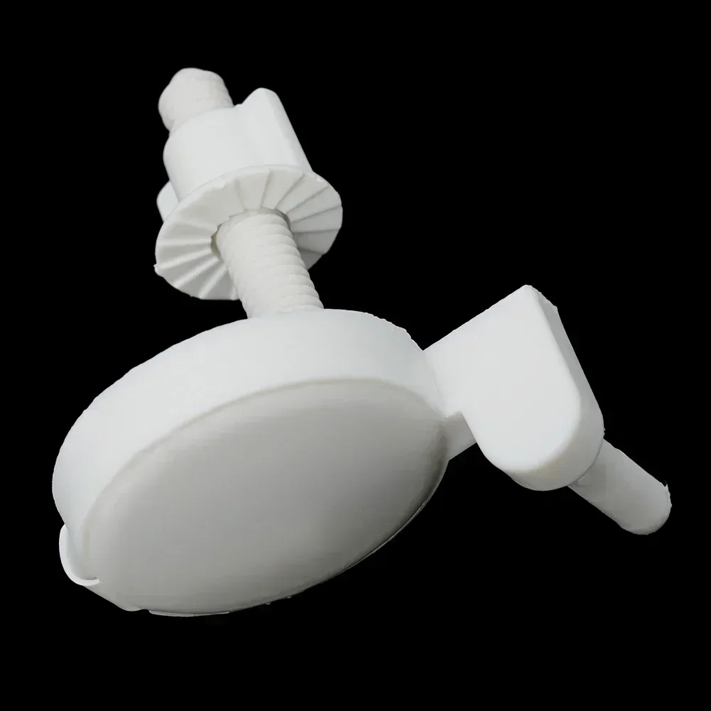 For Toilet Seats Fixtures Toilet Screw 2PCS 69*46mm ABS Plastic Fixing Accessories Kit Hinge Bolt Screw Pew