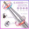 Professional 45000RPM Electric Portable Nail Drill Machine Rechargeable Low Noise Nail Sander File for Manicure Salon Tool 3