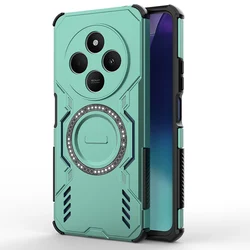 Verbeterde Armor Beschermende Warmtedissipatie Telefoonhoes met Magnetische Schokbestendige Schelp