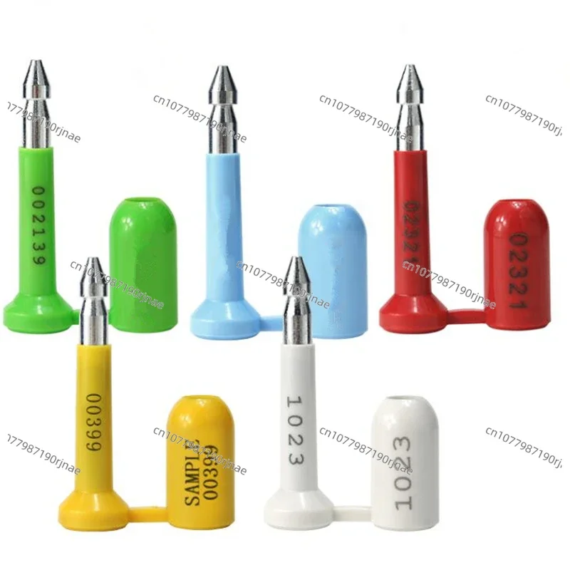 Container lock 10 PCS high security bullet shape lock container seal railway disposable lead seal application blockade logistics transportation