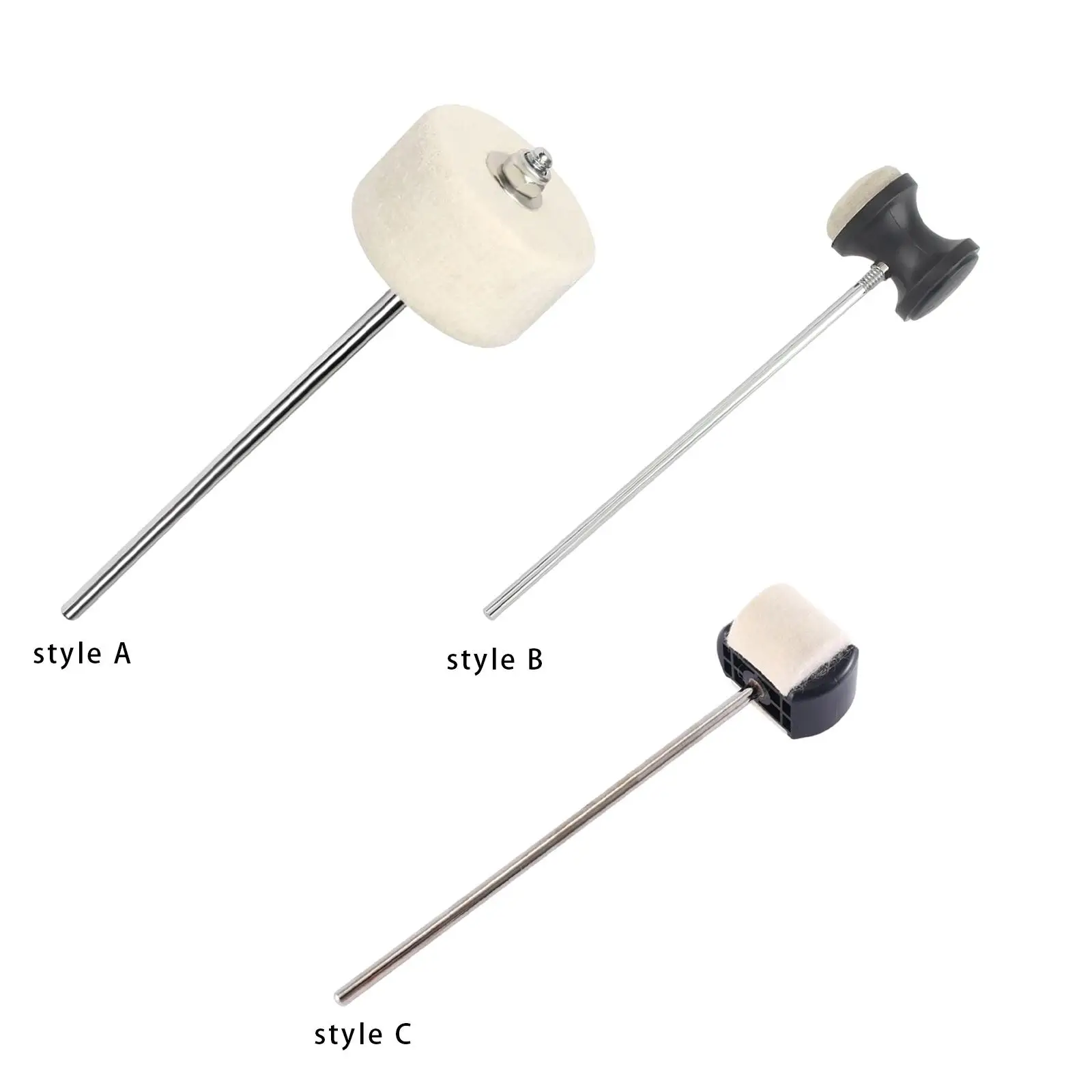 Bass Drum Pedal Mallet Durable Percussion Instrument Accessories Kick Drum Foot Pedal Lightweight Replacement Parts drum percussion accessories drum accessories