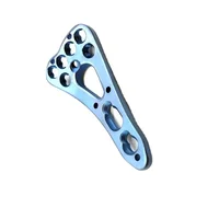 Plaque de blocage multi-axiale pour radius distal vétérinaire en titane certifiée ISO13458 avec surface à micro-arc oxydé 1
