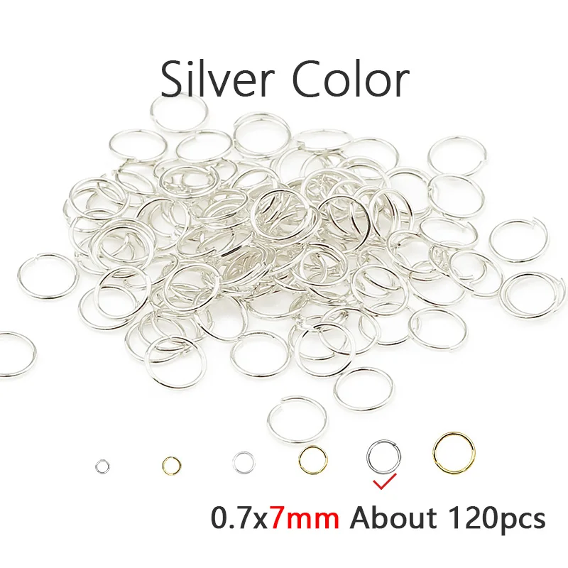 Gold-Plated Brass Jump Rings for Jewelry Making and Crafting
