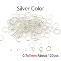 Silver 7mm 120pcs