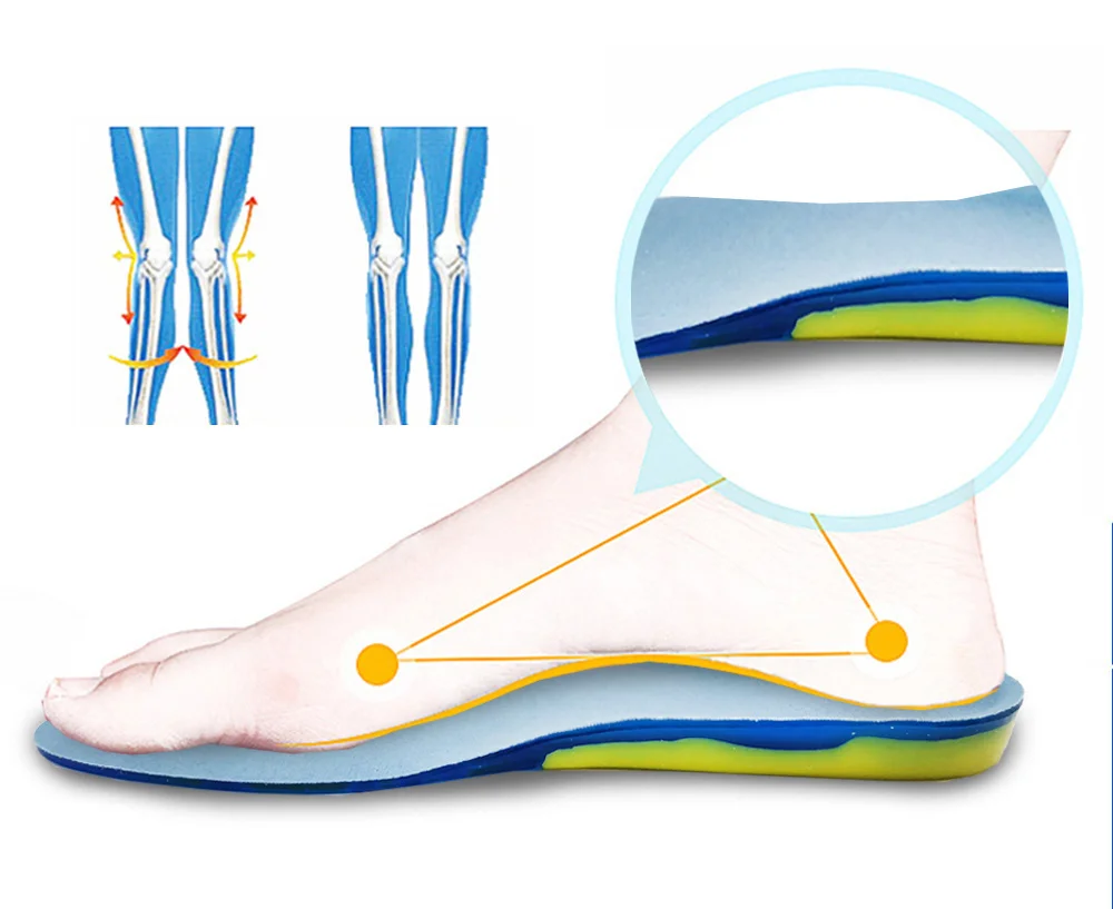 EiD Silicon Gel Einlegesohlen für füße Plantarfasziitis Fersensporn Laufende Sport Einlegesohlen Dämpfung Pads arch orthopädische einlegesohle – Detail 29