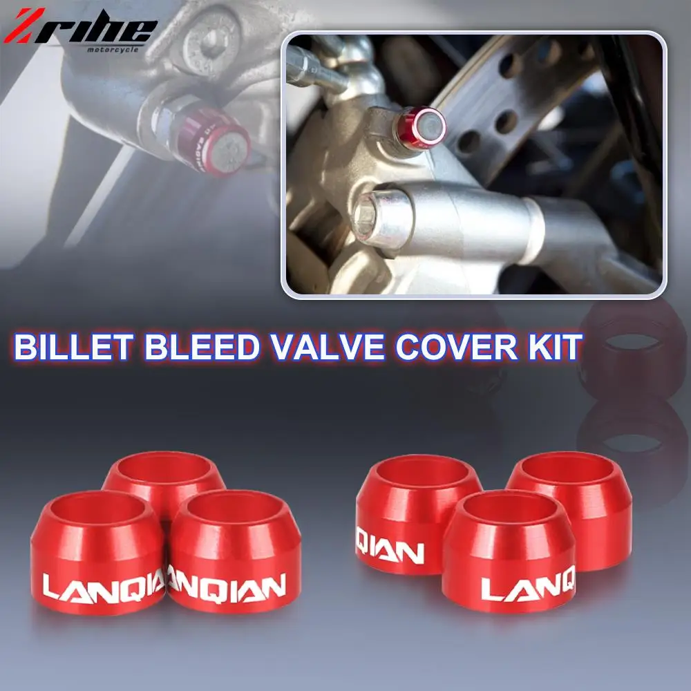 For Ducati 1299 Panigale V4 R S Desmosedici Rr Motorcycle Universal Caliper Master Cylinder Part Billet Bleed Valve Cover Kit