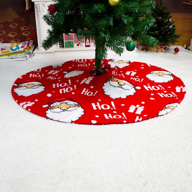 Natal de luxo piso falso saia decoração ornamento casa árvore natal 120cm  festa decoração para casa tapetes macios # t2g - AliExpress