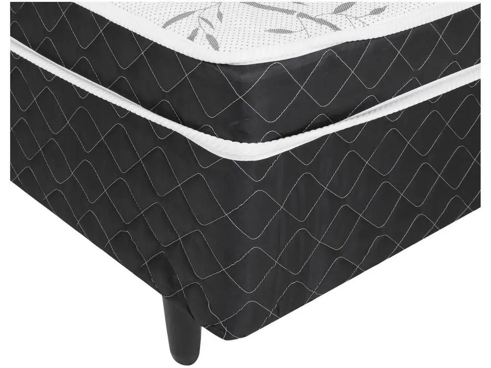 Cama Box Casal V-Joy Conjugada 50cm de Altura Benfica 3