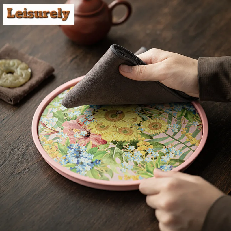 Cloisonn É Enamel Color Tea Tray Japanese Cuisine Table Coffee Storage Board Trays Provide for Hospitality Dishes for Serving