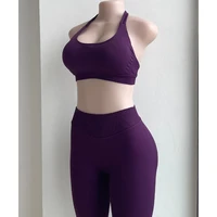 Leggings sans couture femme TKITK avec effet galbant, taille basse à bande côtelée, pantalons de yoga pour fitness, entraînement, sport et salle de gym 4
