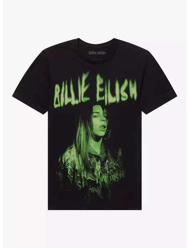 2025 Billie Eilish Printed Casual Fashion Summer T-shirt for Men